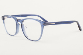 Tom Ford 5625 090 Transparent Blue / Blue Block Eyeglasses TF5625 090 52mm - $170.05
