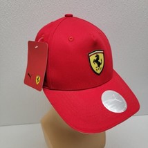 Puma Unisex Red Ferrari Fanwear Classic Adjustable Baseball Cap Hat Size OS New! - £23.31 GBP