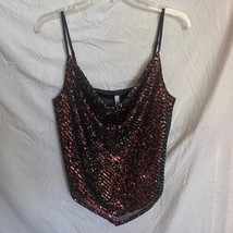 Glam y2k sequin club wear tank top NWT - $31.93