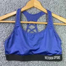 Victoria Secret Sports Bra L The Player Strappy Racerback Athletic Comfo... - $11.10
