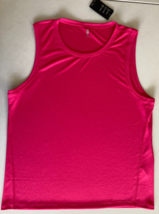 Id Ideology Men's Birdseye Rapid Dry Training Tank Firey Pink-XL - $11.97