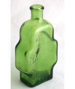 Wheaton King&#39;s Patent Balsam of Life Stepped Green Glass Bottle - £3.93 GBP
