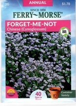 GIB ForgetMeNot Chinese Flower Seeds Ferry Morse  - £7.86 GBP