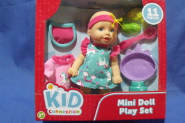Toys Kid Connection New Baby Doll Play Set 9 inches 11 pieces - £10.17 GBP