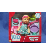 Toys Kid Connection New Baby Doll Play Set 9 inches 11 pieces - £10.23 GBP