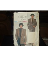 Vogue American Designer Calvin Klein 2257 Men&#39;s Jacket Pattern - Size 36 - £10.09 GBP