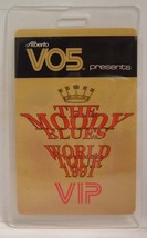 The Moody Blues - Vintage Original Concert Tour Laminate Backstage Pass - £11.85 GBP