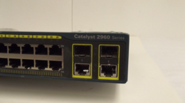 Cisco Catalyst WS-C2960-24TC-L 24-Ports Switch w/Rack Ears 31-1 - £23.39 GBP