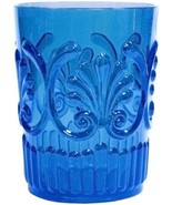 SET OF 4 MAJESTIC ELEGANT WATER, ICE TEA, JUICE,GIN,COBALT BLUE GLASS(NEW) - £36.76 GBP