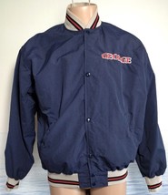 Vintage STARTER Jacket Mens Large Blue Customized Made in USA L George - £45.30 GBP
