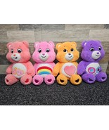 Care Bears: Basic Fun! Lot of four 14&quot; Stuffed Animal Plushes! - £22.85 GBP