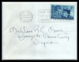1948 WASHINGTON DC (6) Cover - to Berryville, Virginia C10 - $1.97