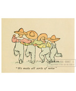 Bertha Corbett (1928)  Overall Boys * Nursery Baby Room NOISE * Frame Wo... - $1,076.86 MXN