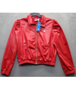 Adidas Originals Firebird Track Jacket Womens Large Red Long Sleeve Full... - $74.66 CAD