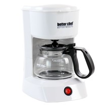 Better Chef 4 Cup Compact Coffee Maker in White with Removable Filter Basket - $63.71