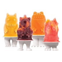 Tovolo Monster Popsicle Molds (Set of 4) - Reusable Mess-Free Silicone Ice Po... - £16.02 GBP