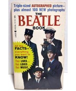 1964 THE BEATLE BOOK Facts Lancer Paperback with Fold Out Beatles Autograph - $11.40