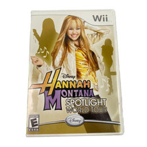 Disney Hannah Montana Spotlight World Tour Nintendo Wii Video Game 2007 - £5.97 GBP