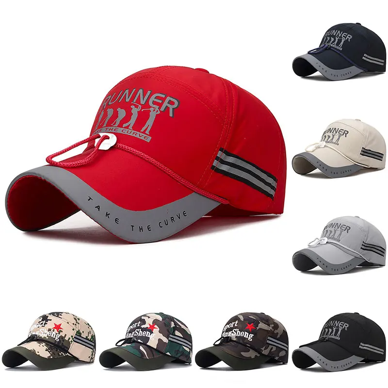 New Men Women Summer Baseball Cap Quick Drying Hats Unisex Breathable Sport - £14.55 GBP