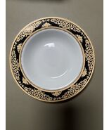 Pegasus Fine Porcelain Bowl With Black &amp; Gold Trim 8-1/2 Across - Set Of... - $82.92 CAD