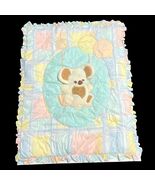 Lambs &amp; Ivy Crib Blanket Comforter TEDDY BEAR Crib 50"x38" - $19.34