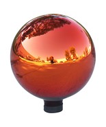 Alpine Corporation GLB292RD Gazing Globe, 10&quot; L x 10&quot; W x 12&quot; H, Red - $53.99