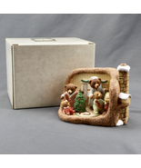 Hallmark Tender Touches Bear Family Christmas Tree Stockings Ltd Ed Figu... - $54.66 CAD
