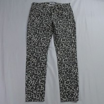 LOFT 2 / 26 Modern Skinny Leopard Print Stretch Denim Jeans - £7.07 GBP