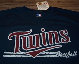 Vintage Style Minnesota Twins Mlb Baseball T-Shirt Large New w/ Tag - £15.69 GBP