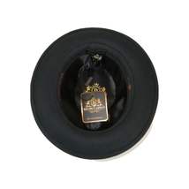 Men Bruno Capelo Hat Australian Wool Crushable Fedora Giovani Black White UN122 image 5
