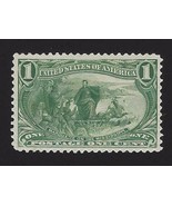 1898 1c Jacques Marquette on the Mississippi Yellow Green Scott 285 Mint... - $1,504.89 MXN