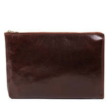 Brown Large Leather Mens Clutch Purse - The Brothers Karamazov - £104.47 GBP