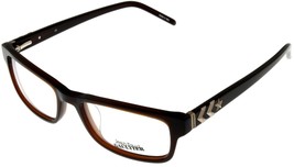 Jean Paul Gaultier Rectangular Eyewear Frame Women Brown VJP555M 0958 - $92.57