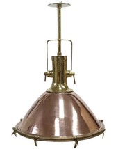 Extra Large Nautical Copper and Brass Pendant Light - £1,339.69 GBP