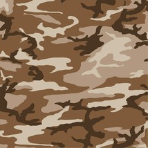 12&quot; x 12&quot; Brown Camo Vinyl - Crafters Vinyl for Home Vinyl Craft Cutters - £5.41 GBP