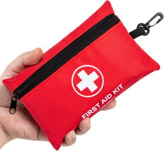 Mini First Aid Kit 140 Piece Small First Aid Medical Kit Car Home Office Travel - £14.16 GBP