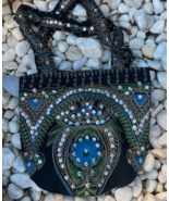 sequin peacock tote bag - $11.25 CAD