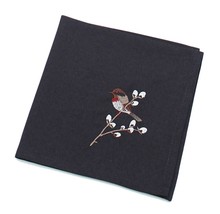 Hedgerow Christmas Embroidered Napkin - Pewter/Multicolour - £6.68 GBP