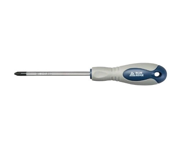 3 Blue Ridge Tools 2 X 4&quot; Phillips Screwdriver: Steel &amp; Plastic - $13.99