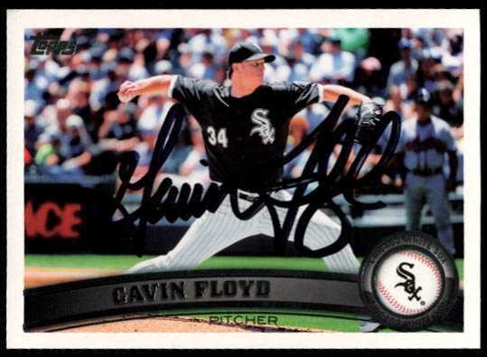 Gavin Floyd Signed Autographed 2011 Topps Baseball Card - Chicago White Sox - $15.00
