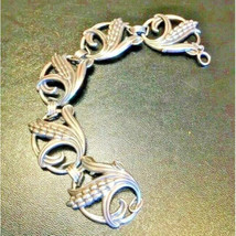 Vintage Danecraft Wide Sterling Silver Bracelet Sky - $85.14