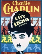 City Lights Charles Chaplin Fine Art Reproduction Artwork 16x20 Canvas - £54.81 GBP
