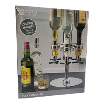 Rotating Liquor Carousel - 6 Bottle - Home Bar Bottle Dispenser - £23.35 GBP