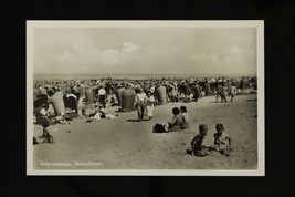 Vintage Postcard Photo RPPC Beach Seaside Scheveningen Strandleven Netherlands - £10.89 GBP
