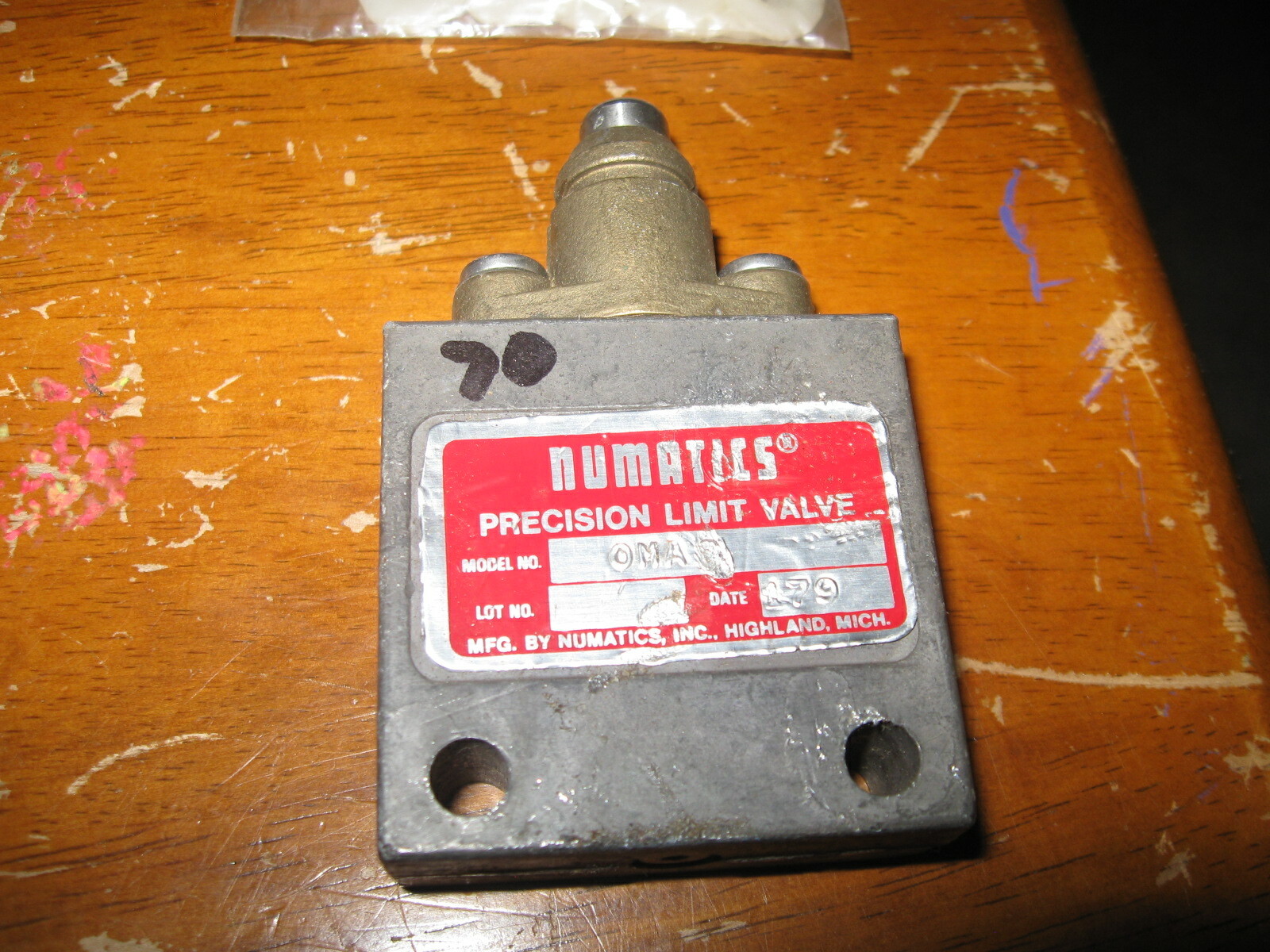 Nice NUMATICS Précision Limite Valvule # Oma 3 Ou 4 (?) - $60.70