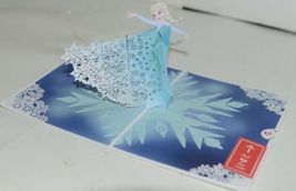 Lovepop LP2101 Disney Frozen Elsa Pop Up Card White Envelope Cellophane Wrapped image 3