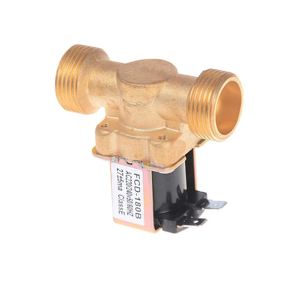House Home Electric Solenoid Valve Water Normally Closed Air Inlet 3/4inch Flow  - £19.75 GBP