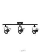 Hampton Bay Desmond Collection LED 3-Light Black Track - $1,406.54 MXN