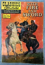 Classics Illustrated #146 With Fire &amp; Sword By Henryk Sienkiewicz (Hrn 156) F/G - £7.75 GBP