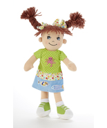 Delton Products Adorable Apple Dumplin&#39; Cloth Doll - Beach Girl, 14&quot; - £38.76 GBP